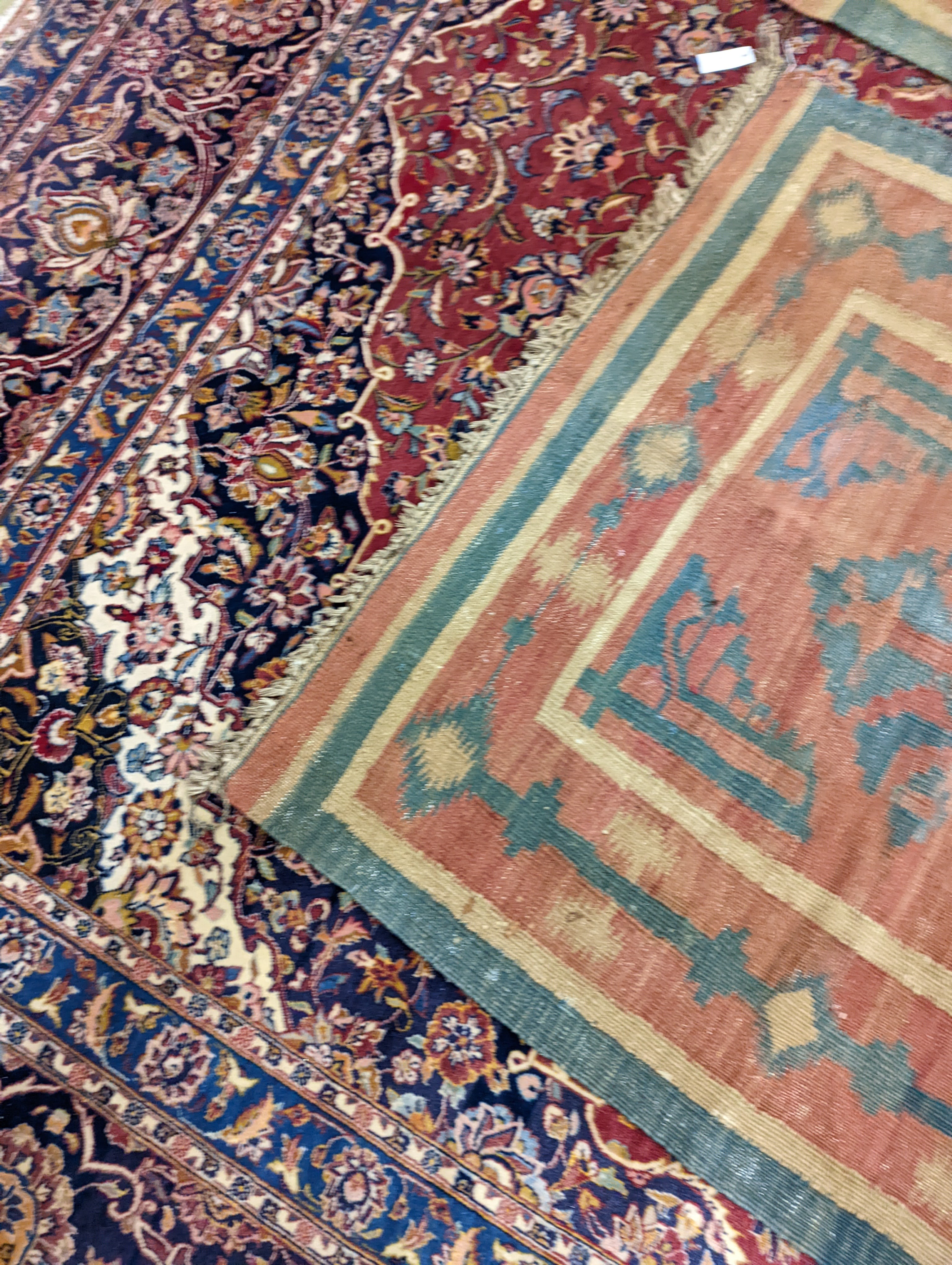 A Kelim carpet, 136 x 130cm